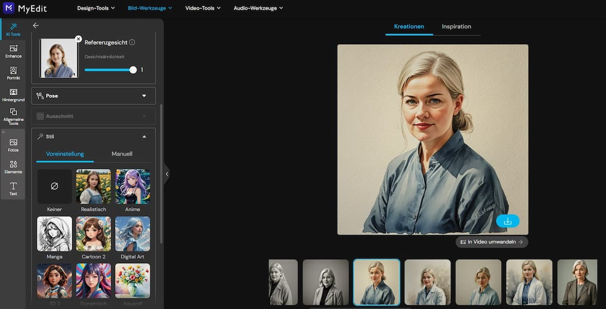 MyEdit - Die beste Alterungs-App